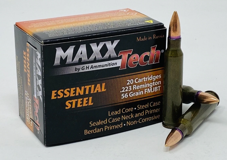 (image for) Maxxtech Essential Steel 223 MTES223 56gr - 1000 Rounds - Click Image to Close