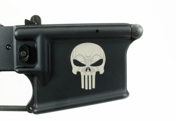 (image for) Spikes Tactical ST-15 Stripped Rifle Lower Bullet Pictogram - Click Image to Close