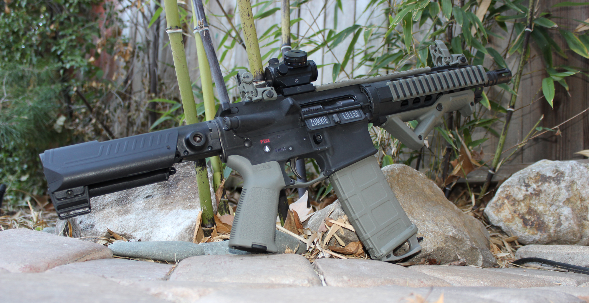 (image for) Enhanced AR/AK Pistol Cheek Rest Kit Black 5023B - Click Image to Close