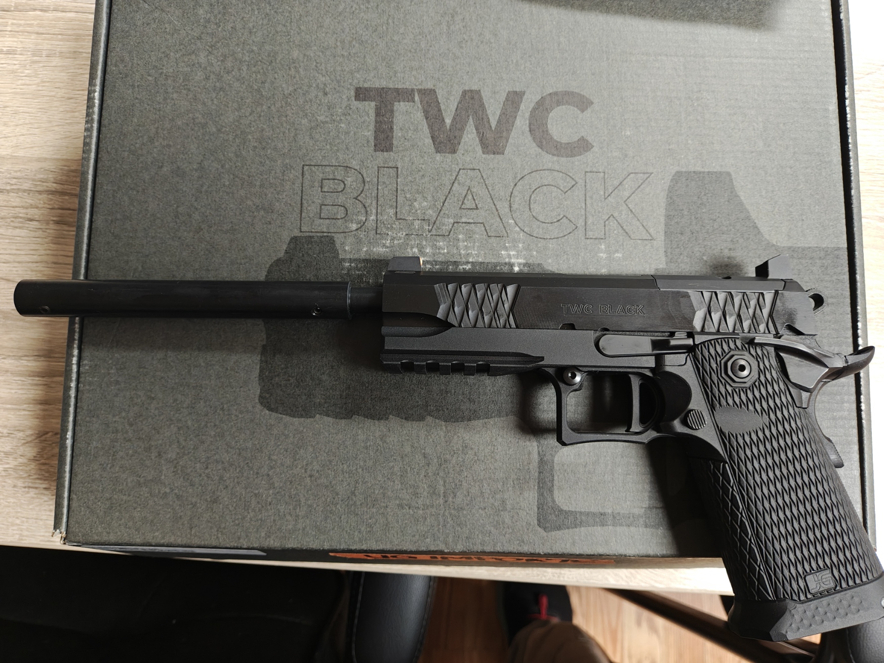 (image for) Jacob Grey Jacob Grey TWC Black Pistol Black - 10" 25 ACP Single Shot Pistol