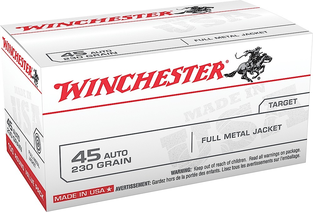 (image for) Winchester Ammo USA45AVP USA Value Pack 45ACP 230gr FMJ - 500 Rounds