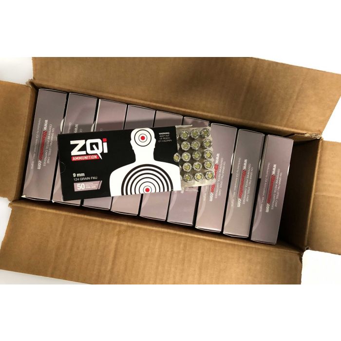 (image for) ZQI 9mm 124gr Polished Nickel Plated Steel - 1000 Rounds - Click Image to Close